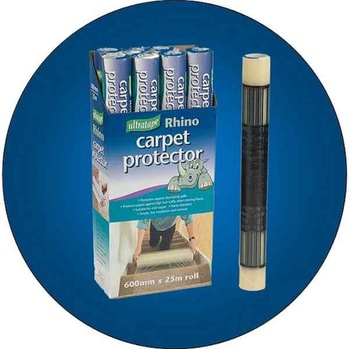 Fm Carpet Protector, 50m x 600mm, Clear