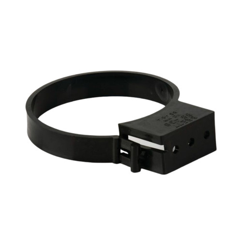 Brett Martin 110mm Soil Single Fixing Pipe Bracket, Black