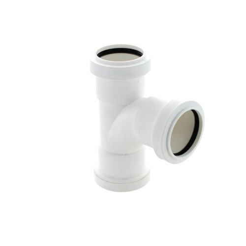 Hunter 92.5 Degree Swept Tee, White, 40mm