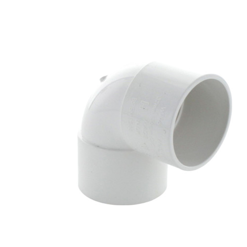 Hunter 90 Degree Bend, White, 32mm