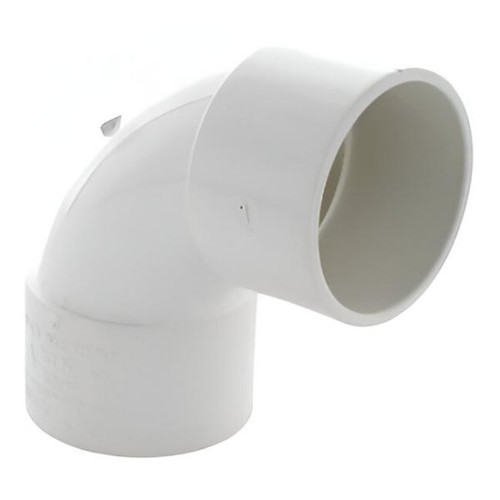 Hunter 92.5 Degree Swept Bend, White, 50mm