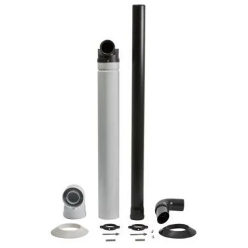 Baxi Flue Plume Displacement Terminal Kit, 60mm/100mm, Black
