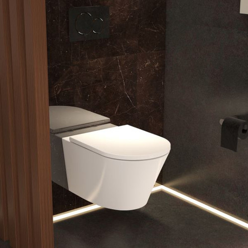 Distinct Dione/Baltic Soft Close Slim Wrap-Over Quick Release Seat + Cover