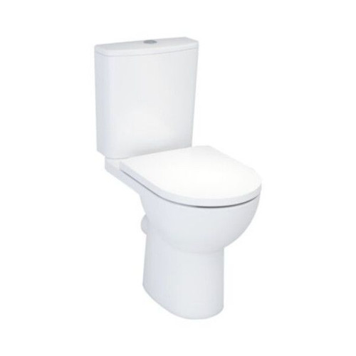 Distinct Ivy Comfort Height Short Projection Rimless Open Back Close Coupled Pan (Pan Only)