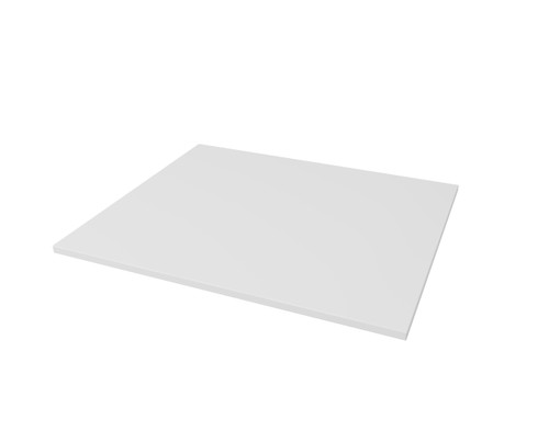 Distinct Dedham Solid Surface Worktop, 500mm, Arctic White