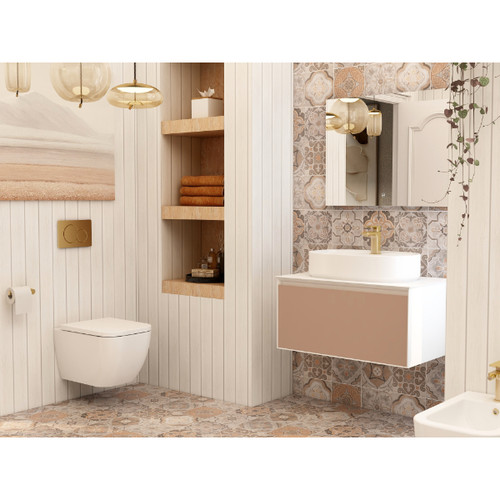 Distinct Java Short Projection Rimless Wall Hung Pan (Pan Only)