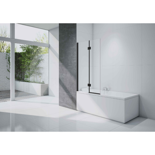Rhea Two Panel Bath Screen, Left Hand 900mm
