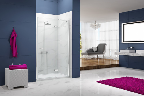 Distinct 8 Frameless Hinged Door And Inline Panel, Recessed 1000mm