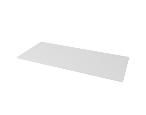 Distinct Dedham Solid Surface Worktop, 1000mm, Artic White