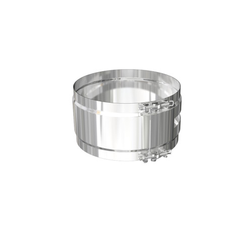 Wide Locking Band, 6" Ss