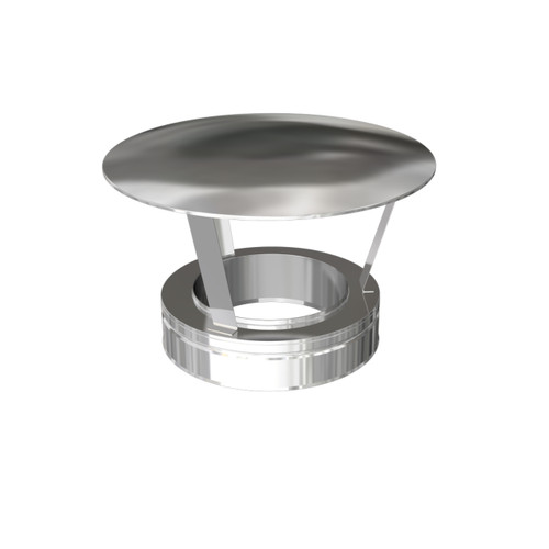 Dtw Rain Cap, 6 Inch, Ss