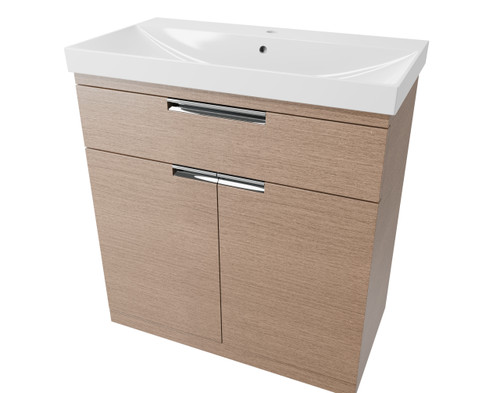 Distinct Dedham 800mm Basin Unit, 1 Drawer, 2 Door (Unit Only)