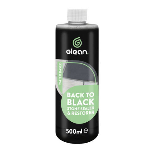 Glean Black Stone Restorer & Sealer, Black, 500ml