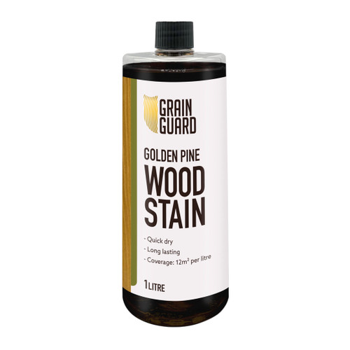 Grain Guard Wood Stain, Water Based, Golden Pine, 1l