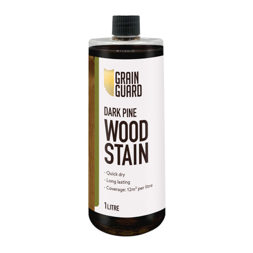 Grain Guard Wood Stain, Water Based, Dark Pine, 1l