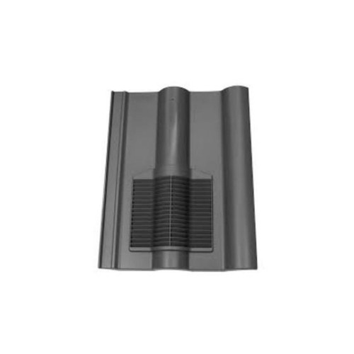Klober Double Roman Tile Vent, Profile-Line, Slate Grey