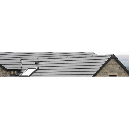 Breedon Third Round Ridge Tile, Anthracite Grey