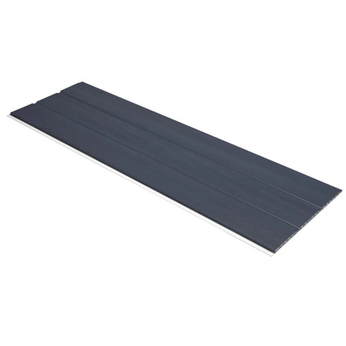 Concord 300mm Hollow Soffit, 5m, Grey Foil