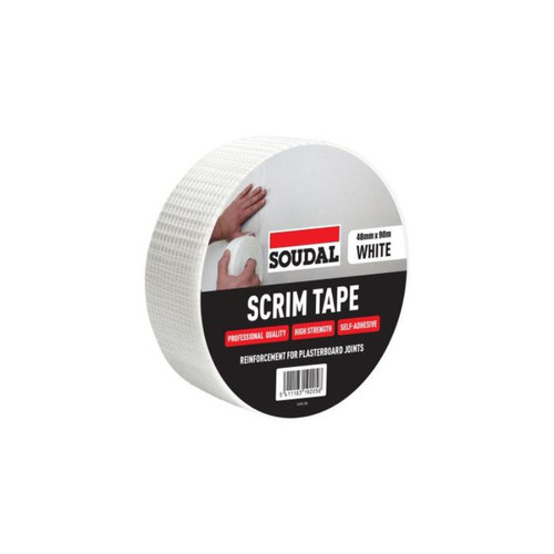 Soudal Scrim Tape, 100mm x 90m, White