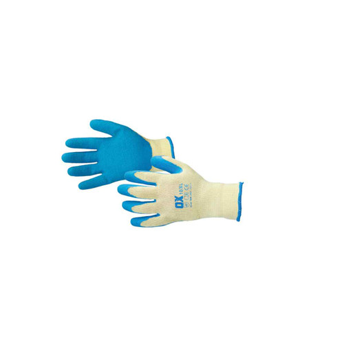 Ox Pro Latex Grip Gloves, Size 10 (XL)