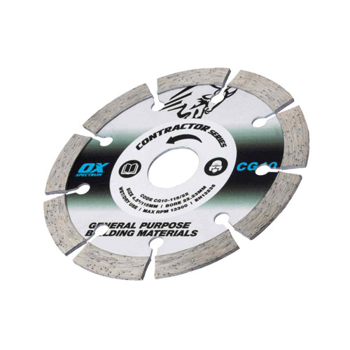 Contractor Diamond Blade, 10mm, General Purpose, 115mm/22.23mm