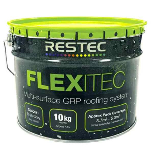 Restec Flexitec 2020 Grp Resin, Dark Grey, 10kg