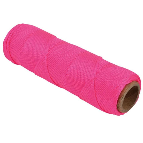 M/Town M631 Mason's Line, 250ft, Flour Pink