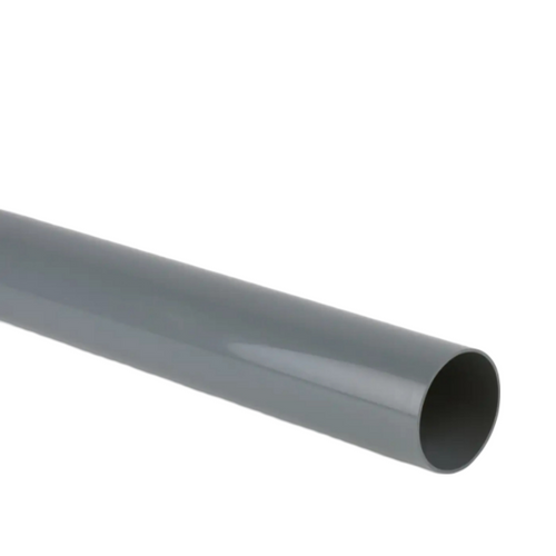 Brett Martin 68mm Round Downpipe, 2.5m, Grey