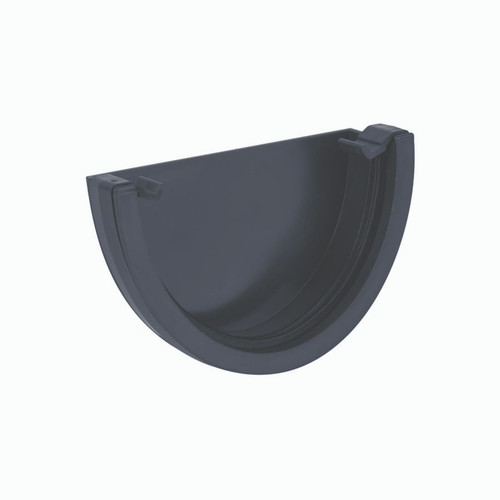 Brett Martin Deepstyle Gutter Stop End, 115mm, External, Grey