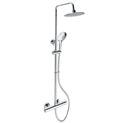 Distinct Killearn, Thermostatic Twin Outlet Round Bar Shower Mixer