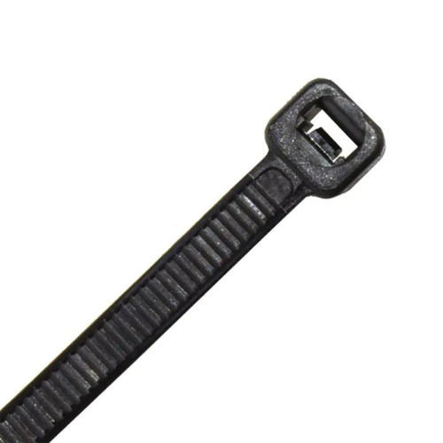 Sparkpak Black Cable Ties, 300mm x 4.8mm, Pack Of 100