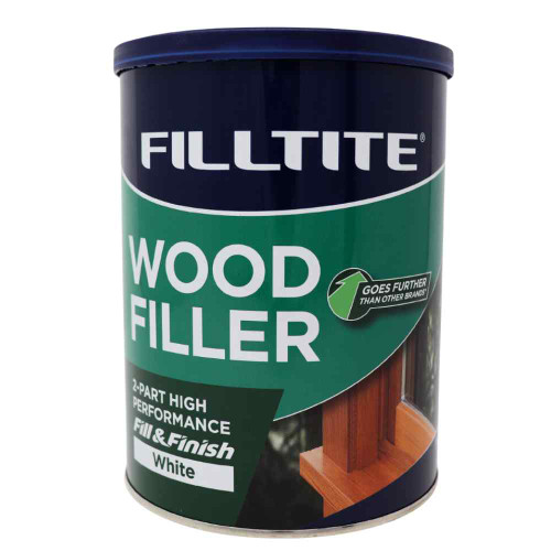 Filltite S/F 2 Part Wood Filler, 1kg, White