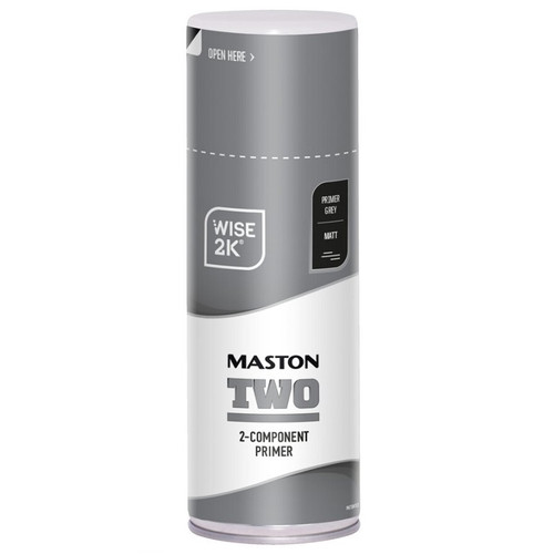 Maston Spraypaint 2k Primer, Grey Matt, 400ml