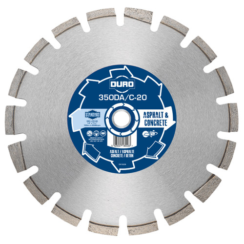 Duro 350mm Diamond Blade For Asphalt and Concrete