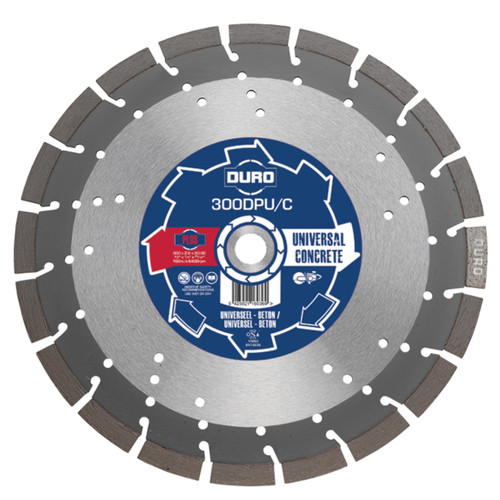 Duro, Diamond Blade, 300mm, For Concrete and Building Materials