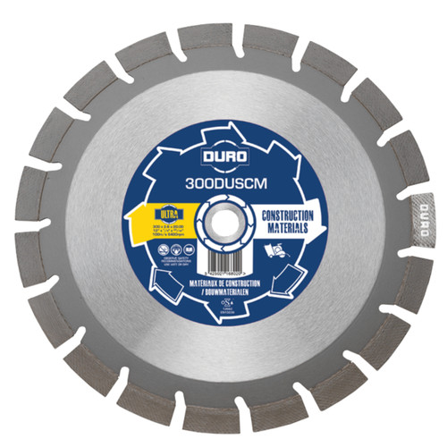 Duro 300mm Diamond Blade, For Construction Materials