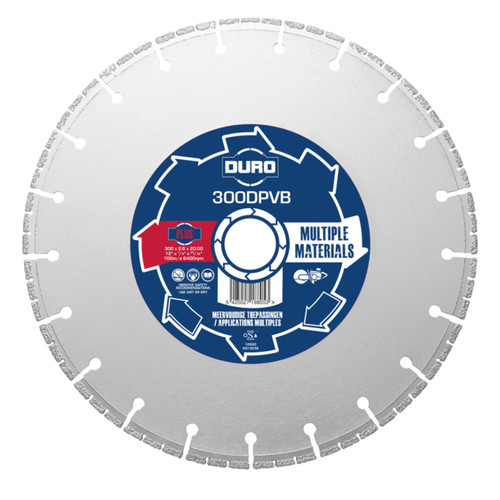Duro Vacuum Brazed Diamond Blade 400mm