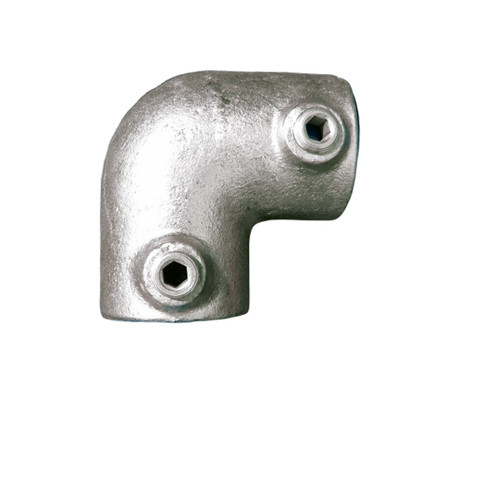 Galvanised Interclamp Elbow, 48.3mm