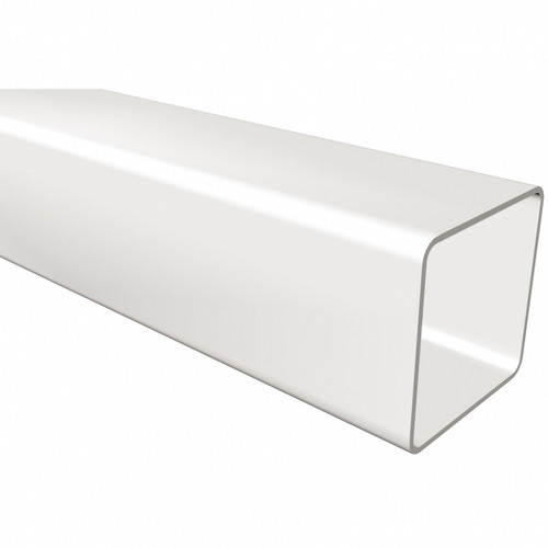 Freeflow 4m Square Downpipe, White