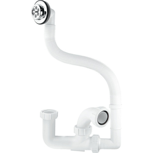 Mcalpine Bath Trap and Overflow, 75mm Seal, 1.1/2"