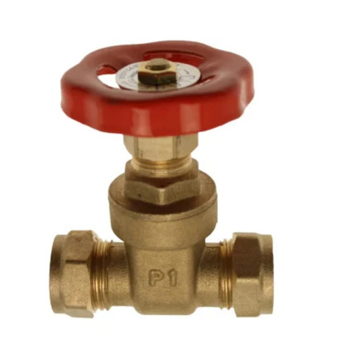 Compression Bs Gatevalve Brass, 15mm