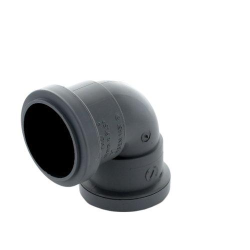 Hunter 90 Degree Knuckle Bend, 40mm, Grey