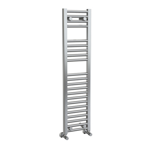 Distinct Cross Bar Straight Towel Rail, 25mm, Heating Only, 1200mm x 300mm