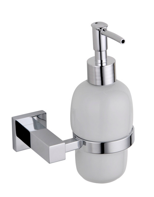Distinct Evara Soap Dispenser and Holder, Chrome