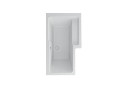 Distinct Premiercast Ness 1500 Right Hand Showerbath, White