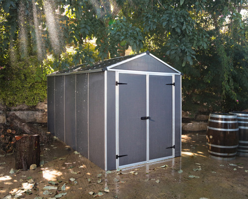 Rubicon Shed, 6ft x 12ft, Dark Grey
