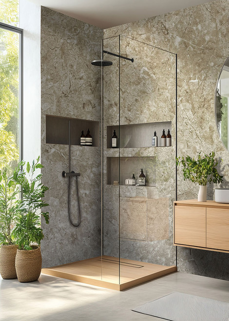 DuraPanel Travertine Gloss Corner Kit