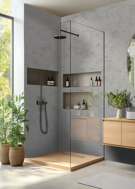 DuraPanel Light Marble Gloss Corner Kit