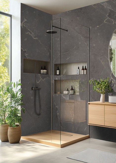 DuraPanel Ferro Graphite Corner Kit