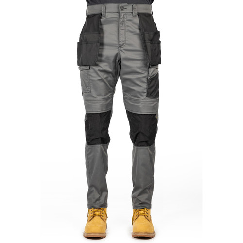 Caterpillar Essential Knee Pocket Stretch Holster Trouser  - Dark Shadow -  Size 38" Long